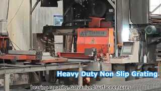 โซลูชั่นตะแกรงเหล็กหยักป้องกันการลื่นแบบ Heavy Duty