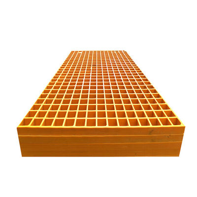 Yellow Anti Corrosion Reinforced Plastic Fibergrate Grating