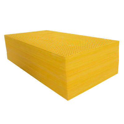 Yellow Anti Corrosion Reinforced Plastic Fibergrate Grating
