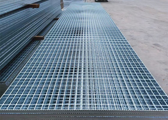 24 Foot Flat Bar Length Industrial Steel Grating Low Carbon Steel Light Duty