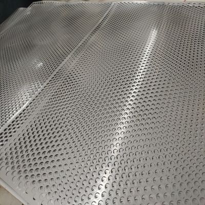 แอนติสลิป Hexagonal Hole Perforated Metal Plate With Various Aperture Sizes และบริการ OEM ตามสั่ง