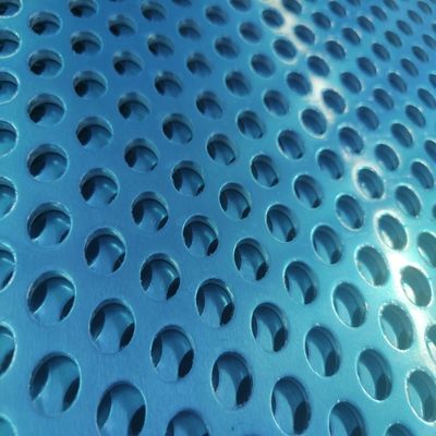 แผ่นโลหะ perforated ที่กําหนดเอง ด้วยพื้นที่เปิด 30% - 70% ตัวอย่างที่มีอยู่ ขนาดช่องเปิดที่แตกต่างกัน