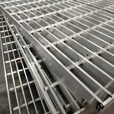 ความดันเรียบ welded ผิวสว่าง สแตนเลส Grating