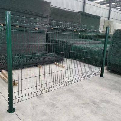 60x60mm Post Size PVC โครงรั้ว Mesh สาย welded สําหรับความปลอดภัยที่ยั่งยืน