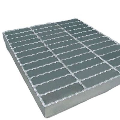 Hot Dipped Galvanized Closed End Serrated Metal Grating For Bad Environment