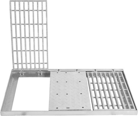 LTA Hot Dip สังกะสีสเตนเลสสตีลที่ไม่ผ่านการบำบัดสำหรับพื้นผิวยานพาหนะ Decking Bridges Drainage Cover